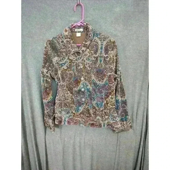 Hudson Jeans Jackets & Blazers - Hudson Bay Apparel Company Jacket Women's XL Paisley Tapestry